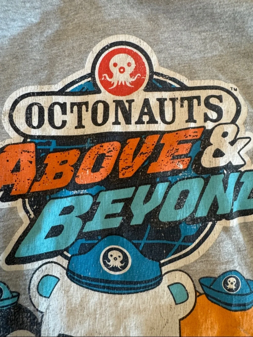 Octonauts 'Above & Beyond' Kids Graphic Tee - Gray with Orange & Teal - Picture 3 of 4